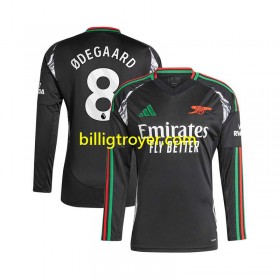 Billige Fotballdrakter Arsenal Martin Odegaard 8 Bortedraktsett 2024/25 Langermet